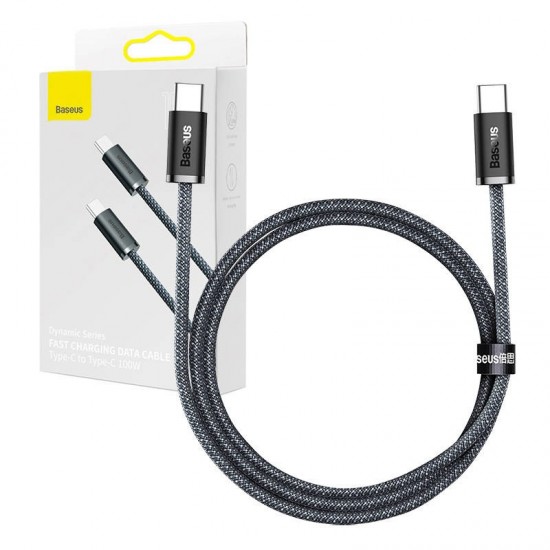 Καλώδιο Baseus USB-C σε USB-C Dynamic Series, 100W, 1m (Γκρι) Καλώδιο Baseus USB-C σε USB-C Dynamic Series, 100W, 1m (Γκρι)