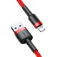 Καλώδιο Baseus Cafule Cable USB Lightning 2.4A 1m (Μαύρο/Κόκκινο) Καλώδιο Baseus Cafule Cable USB Lightning 2.4A 1m (Μαύρο/Κόκκινο)