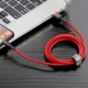 Καλώδιο Baseus Cafule Cable USB Lightning 2.4A 1m (Μαύρο/Κόκκινο) Καλώδιο Baseus Cafule Cable USB Lightning 2.4A 1m (Μαύρο/Κόκκινο)