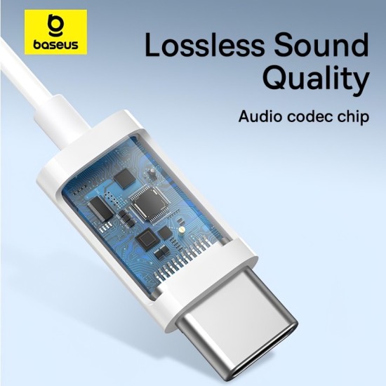 Ακουστικά Handsfree USB-C Baseus Encok CZ17 White A00170000213-Z1 Ακουστικά Handsfree USB-C Baseus Encok CZ17 White A00170000213-Z1