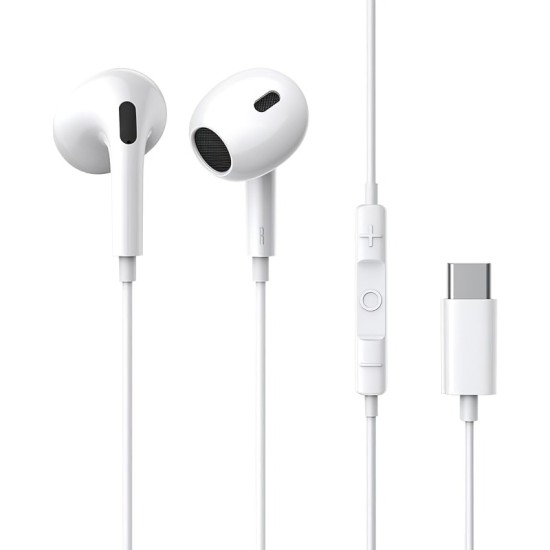 Ακουστικά Handsfree USB-C Baseus Encok CZ17 White A00170000213-Z1 Ακουστικά Handsfree USB-C Baseus Encok CZ17 White A00170000213-Z1