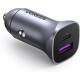 Φορτιστής Αυτοκινήτου UGREEN 30W USB-C USB-A PD QC 3.0 Grey Φορτιστής Αυτοκινήτου UGREEN 30W USB-C USB-A PD QC 3.0 Grey