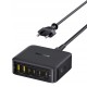 Φορτιστής Desktop Charger Baseus EnerFill FH21 120W 3.25A 2 x USB-A - 4 x USB-C Black Φορτιστής Desktop Charger Baseus EnerFill FH21 120W 3.25A 2 x USB-A - 4 x USB-C Black