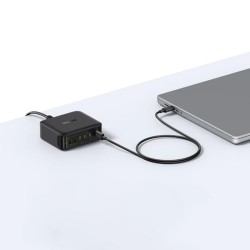 Φορτιστής Desktop Charger Baseus EnerFill FH21 120W 3.25A 2 x USB-A - 4 x USB-C Black Φορτιστής Desktop Charger Baseus EnerFill FH21 120W 3.25A 2 x USB-A - 4 x USB-C Black