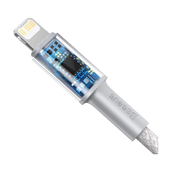 Καλώδιο Baseus USB-C σε Lightning 20W PD 1m White CATLGD-02