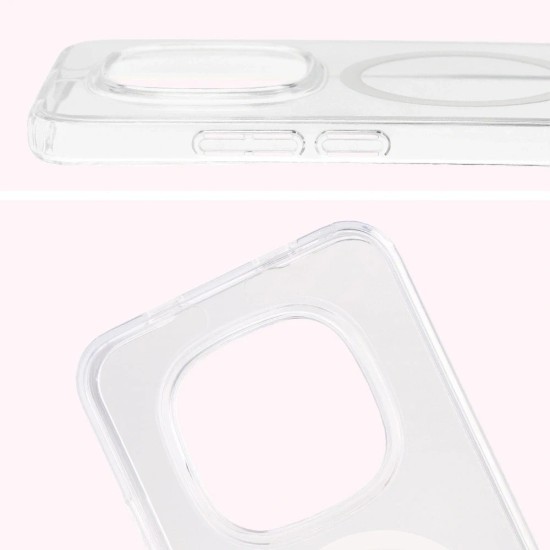 Θήκη Σιλικόνης Bizon Case CrystalO Magnetic Xiaomi Redmi Note 15 Pro 5G clear Θήκη Σιλικόνης Bizon Case CrystalO Magnetic Xiaomi Redmi Note 15 Pro 5G clear