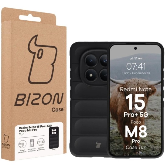 Θήκη Σιλικόνης Bizon Case Tur Xiaomi POCO X8 Pro black