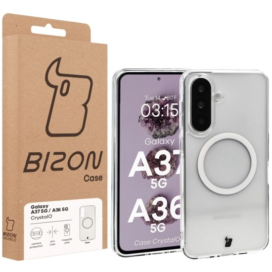 Θήκη Σιλικόνης Bizon Case CrystalO Magnetic Samsung Galaxy A37 5G / A36 5G clear Θήκη Σιλικόνης Bizon Case CrystalO Magnetic Samsung Galaxy A37 5G / A36 5G clear