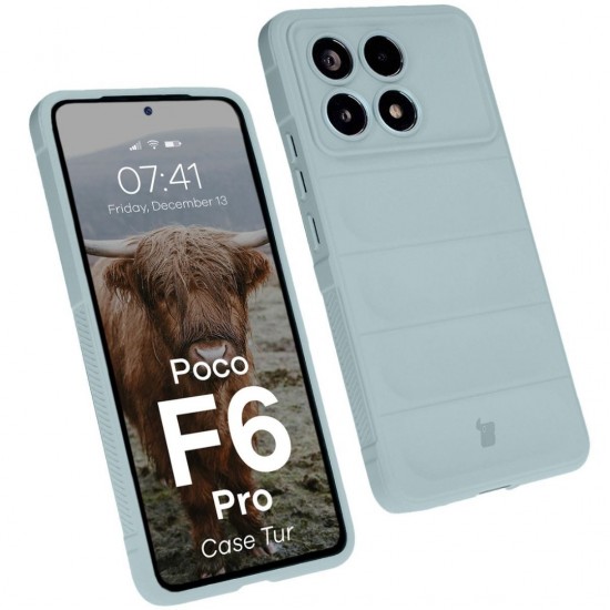 Θήκη Σιλικόνης Bizon Case Tur Xiaomi Poco F6 Pro blue Θήκη Σιλικόνης Bizon Case Tur Xiaomi Poco F6 Pro blue