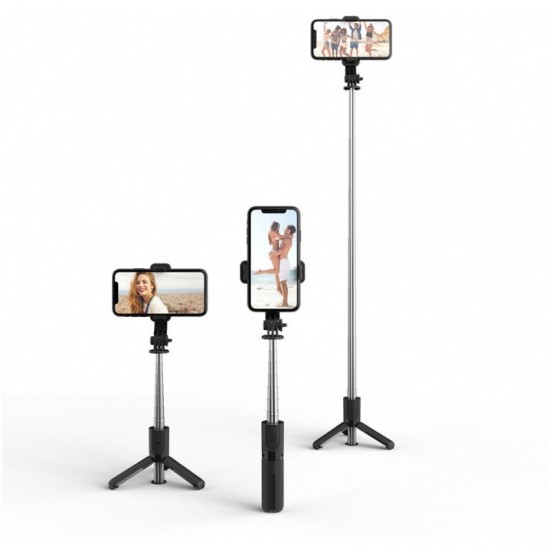 Selfie Stick tripod 3-in-1 Tech-Protect L02S Wireless Black