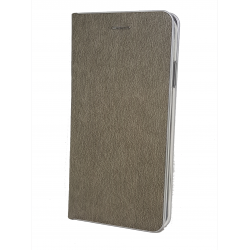 Θήκη Βιβλίο Forcell Luna iPhone XS Max Book Case Silver