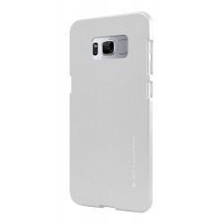 Θήκη Σίλικόνης Mercury Jelly Case Samsung Galaxy S8 Silver - White Θήκη Σίλικόνης Mercury Jelly Case Samsung Galaxy S8 Silver - White