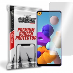 Υβριδικό Γυαλί Προστασίας Grizz Hybrid Glass For Samsung Galaxy A21s