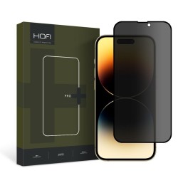 Screen Protector - Hofi Premium Pro+ Full Coverage Anti Spy Full Glue Tempered Glass For Apple iPhone 15 Plus / 14 Plus Privacy