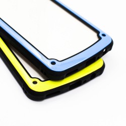 Θήκη Σιλικόνης Solid Frame Case with TPU Bumper Huawei Y6 / Y6 Pro 2019 Blue Θήκη Σιλικόνης Solid Frame Case with TPU Bumper Huawei Y6 / Y6 Pro 2019 Blue