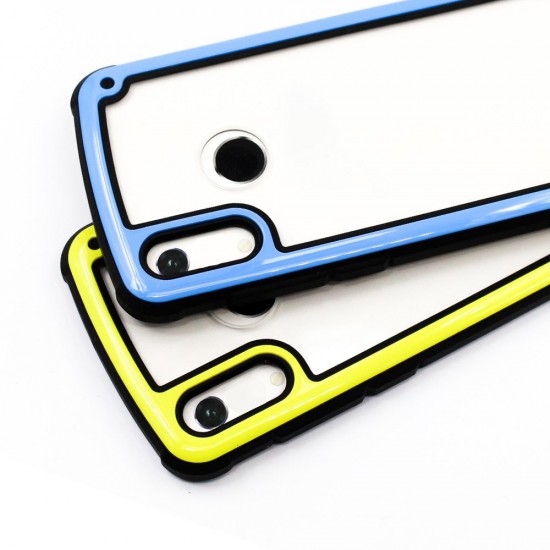 Θήκη Σιλικόνης Solid Frame Case with TPU Bumper Huawei Y6 / Y6 Pro 2019 Blue Θήκη Σιλικόνης Solid Frame Case with TPU Bumper Huawei Y6 / Y6 Pro 2019 Blue