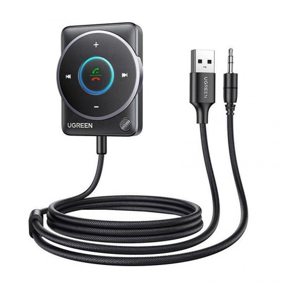 UGREEN CM723 Bluetooth adapter 5.4 , USB-A + mini jack 3.5mm, built-in microphone black