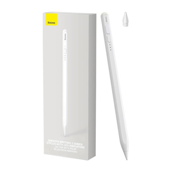 Baseus Ψηφιακή Γραφίδα Αφής Smooth Writing (Active) με Eνδείξεις LED (Λευκό) Baseus Ψηφιακή Γραφίδα Αφής Smooth Writing (Active) με Eνδείξεις LED (Λευκό)