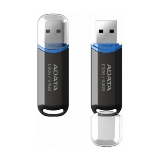 Memory Stick FlashDrive USB-A 2.0 FlashDrive Adata C906, 64Gb AC906-64G-RBK