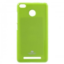 Θήκη Σιλικόνης Mercury Jelly Case για Xiaomi Redmi 3S lime Θήκη Σιλικόνης Mercury Jelly Case για Xiaomi Redmi 3S lime