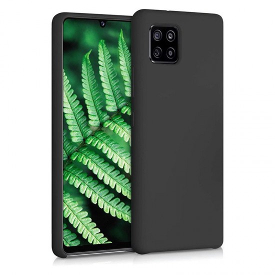 Θήκη Σιλικόνης Silicone Case Soft Flexible Rubber Cover for Samsung Galaxy A22 5G black