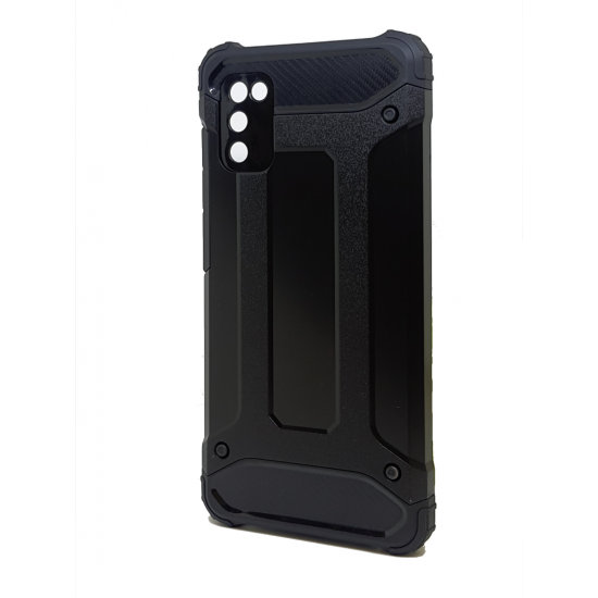 Θήκη Σιλικόνης Hybrid Armor Case Tough Rugged Samsung Galaxy A41 black Θήκη Σιλικόνης Hybrid Armor Case Tough Rugged Samsung Galaxy A41 black