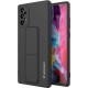 Θήκη Σιλικόνης Wozinsky Kickstand Case flexible silicone cover with a stand Samsung Galaxy A32 5G black