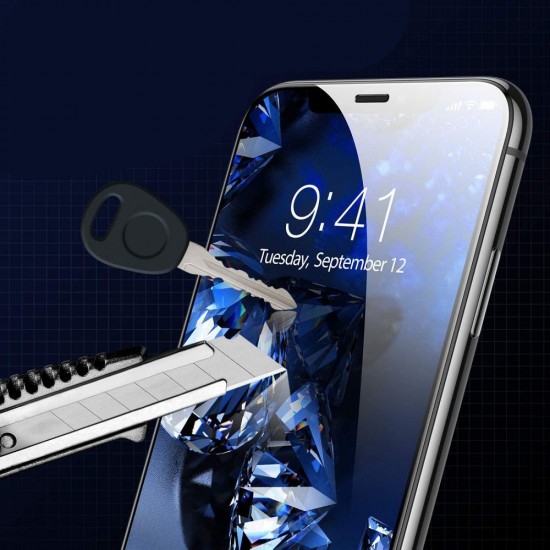 Screen Protector - Hofi Premium Pro+ Full Coverage Full Glue Tempered Glass For Apple iPhone 14 Pro Max Black