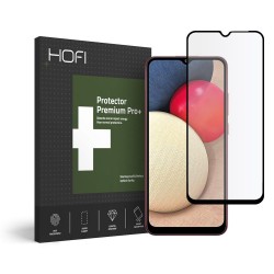 Screen Protector - Hofi Premium Pro+ Full Coverage Full Glue Tempered Glass  For Galaxy A02s