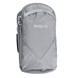 Θήκη Μπράτσου Yesido - Sports Armband (WB12) - with Velcro, for Phones, max 6.8" - Grey
