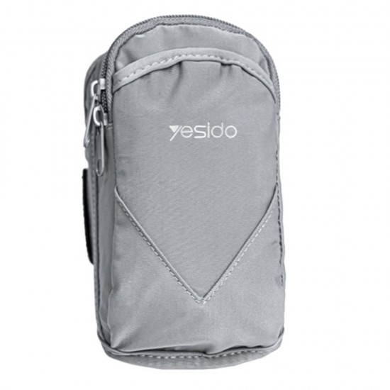 Θήκη Μπράτσου Yesido - Sports Armband (WB12) - with Velcro, for Phones, max 6.8" - Grey