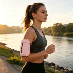 Θήκη Μπράτσου Tech-Protect M6 Universal Sport Armband Pink