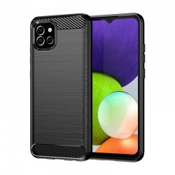 Θήκη Σιλικόνης Carbon Case Flexible Cover TPU Case for Samsung Galaxy A03S EU black