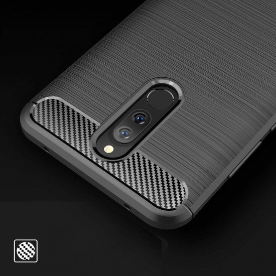 Θήκη Σιλικόνης Carbon Case Flexible Cover TPU Case Samsung Galaxy A50s / Galaxy A50 / Galaxy A30s black