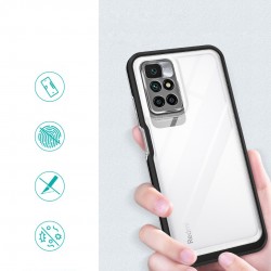 Θήκη Σιλικόνης 3in1 Case for Xiaomi Redmi 10 Frame Gel Cover Black Θήκη Σιλικόνης 3in1 Case for Xiaomi Redmi 10 Frame Gel Cover Black