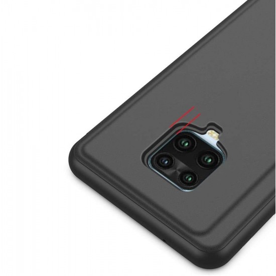 Θήκη Βιβλίο Clear View Case cover Huawei P40 Lite / Nova 7i / Nova 6 SE black