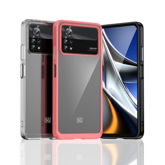 Θήκη Σιλικόνης Outer Space Case for Xiaomi Poco X4 Pro 5G cover with a flexible frame black