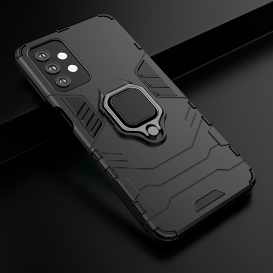 Θήκη Σιλικόνης Ring Armor tough hybrid case cover + magnetic holder for Samsung Galaxy A33 5G black