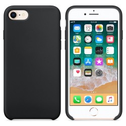 Θήκη Σιλικόνης Silicone Case Soft Flexible Rubber Cover for iPhone 7 black