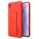 Θήκη Σιλικόνης Wozinsky Kickstand Case flexible silicone cover with a stand Xiaomi Redmi 9A red