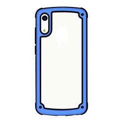 Θήκη Σιλικόνης Solid Frame Case with TPU Bumper Huawei Y6 / Y6 Pro 2019 Blue