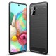 Θήκη Σιλικόνης Carbon Case Flexible Cover TPU Case Samsung Galaxy A51 black
