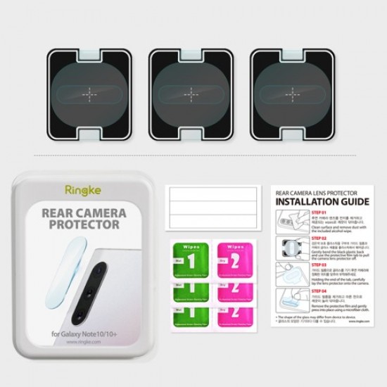 OEM Camera Tempered Glass Protector - Ringke Invisible Defender 3x ID 0.15mm Samsung Galaxy Note 10 Plus / Galaxy Note 10 (IGSG0014) OEM Camera Tempered Glass Protector - Ringke Invisible Defender 3x ID 0.15mm Samsung Galaxy Note 10 Plus / Galaxy Note 10 (IGSG0014)