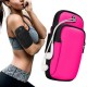 Θήκη Μπράτσου Running armband sports phone band case (max 78 x 162 x 14) mm pink