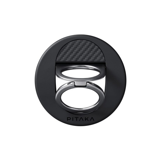 Δαχτυλίδι Στήριξης PITAKA MagEZ Grip 3 MagSafe Ring Holder & Stand Black Δαχτυλίδι Στήριξης PITAKA MagEZ Grip 3 MagSafe Ring Holder & Stand Black