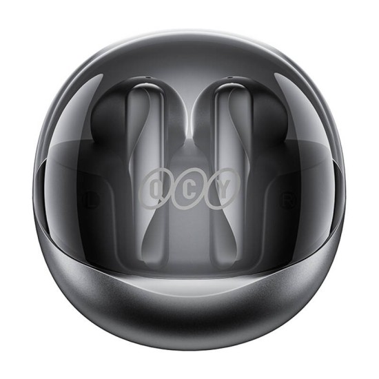TWS QCY AilyBuds Clear T32 Headphones (black) TWS QCY AilyBuds Clear T32 Headphones (black)