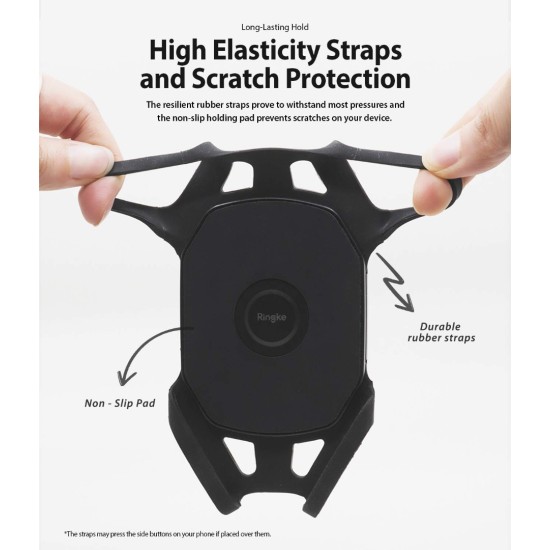 Βάση Στήριξης Μηχανής Ringke Spider Grip Mount Black (CS48621RS)