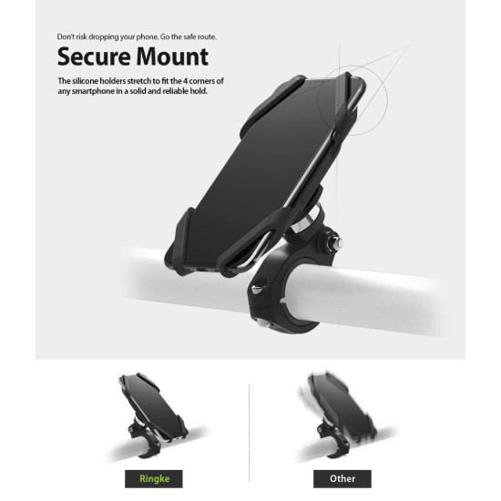 Βάση Στήριξης Μηχανής Ringke Spider Grip Mount Black (CS48621RS)