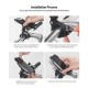 Βάση Στήριξης Μηχανής Ringke Spider Grip Mount Black (CS48621RS)