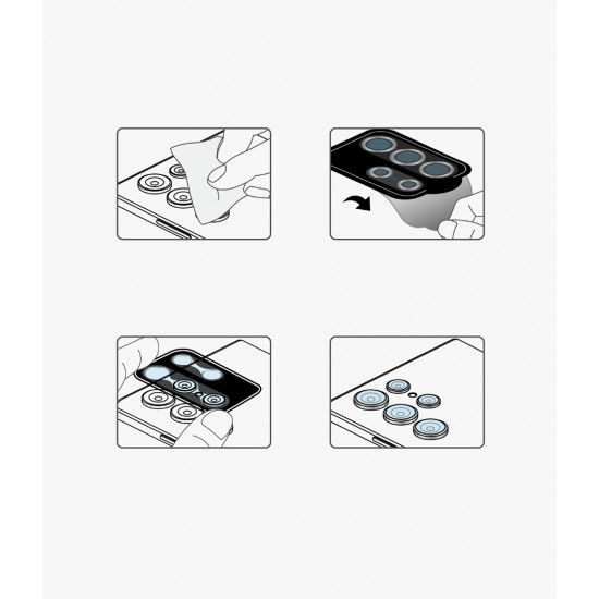 Γυαλί Προστασίας Κάμερας Ringke Camera Lens Frame Glass for Samsung Galaxy A55 / A35 5G (CLF1G821) Black Γυαλί Προστασίας Κάμερας Ringke Camera Lens Frame Glass for Samsung Galaxy A55 / A35 5G (CLF1G821) Black